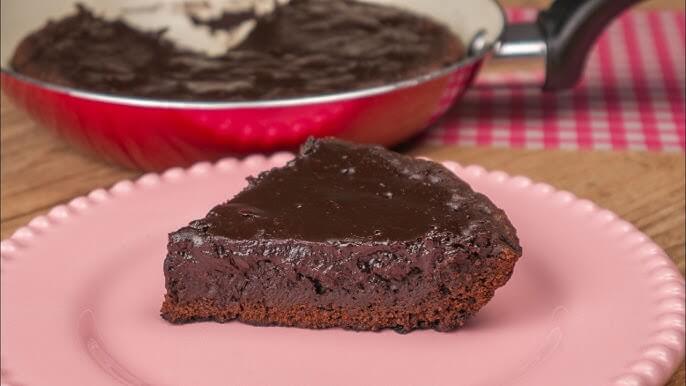 Brownie de Frigideira (3 Ingredientes)