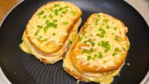 Sanduíche Proteico de Frigideira